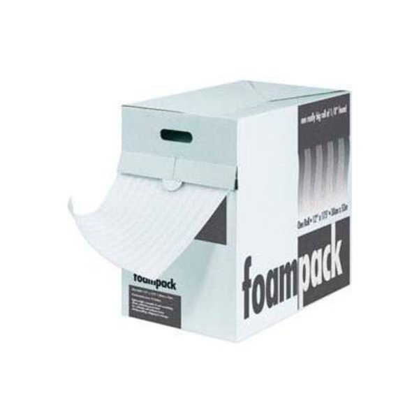 The Packaging Wholesalers Air Foam Dispenser Pack, 24"W x 85'L x 1/4" Thick, White CFD1424